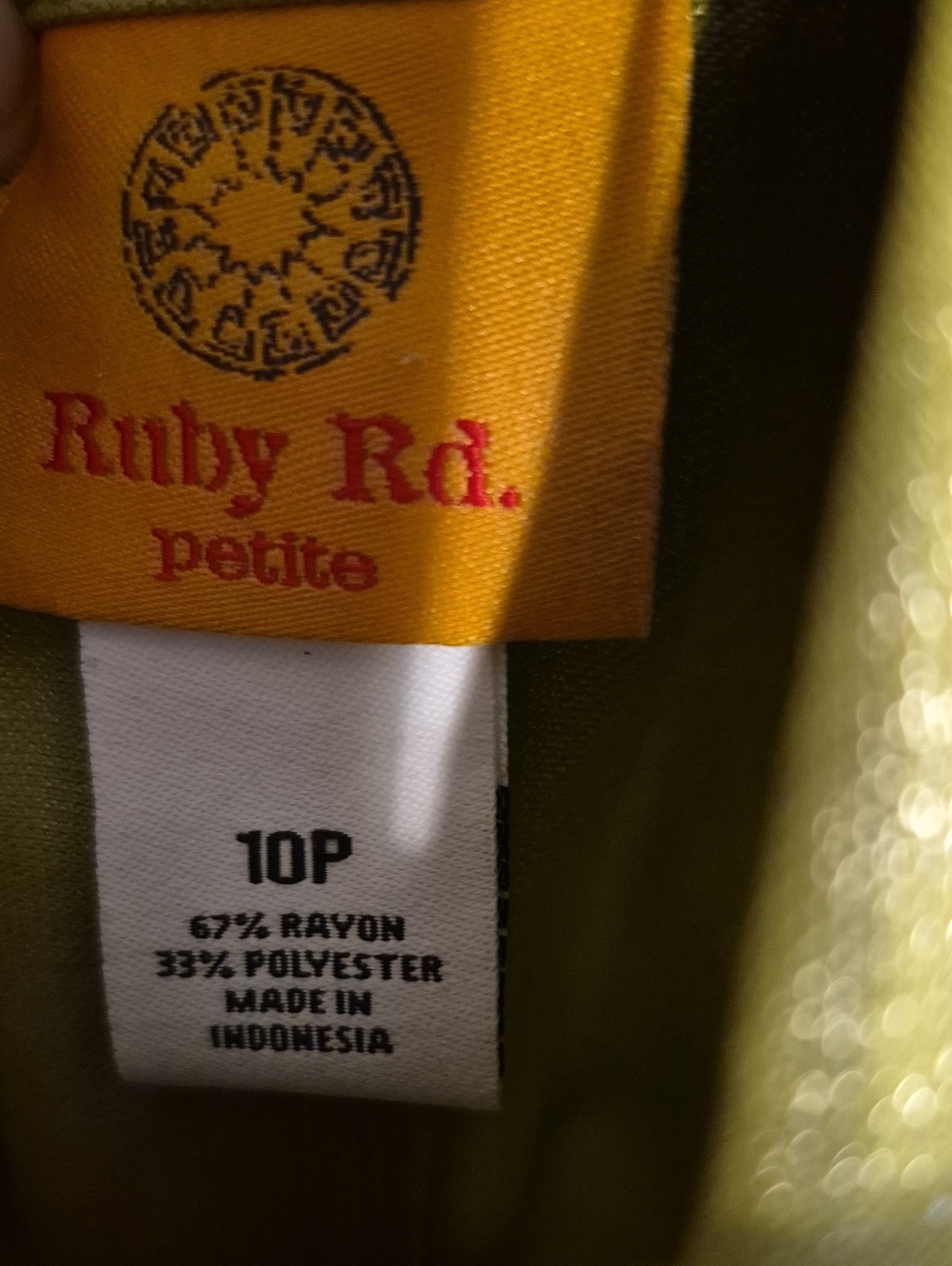 Ruby Rd. Shimmer Light Green Zip-Front Utility Jacket - Picture 2 of 8